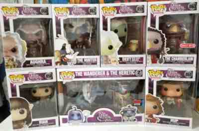 FUNKO POP THE DARK CRYSTAL-LOT of 8 POP INCLUDING THE WANDERER & THE HERETIC 