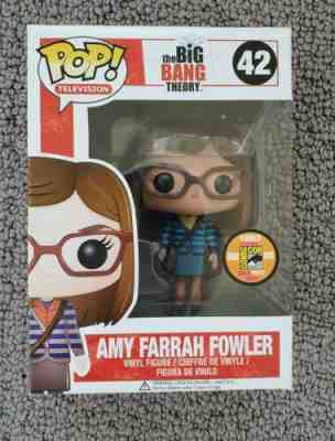 Funko Pop! Big Bang Theory Amy Farrah Fowler Sdcc- Brown Shoes 