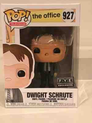 NEW FUNKO POP THE OFFICE DWIGHT SCHRUTE CPR MASK FYE EXCLUSIVE VINYL FIGURE