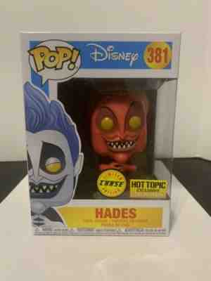 Funko Pop Vinyl Hades Chase Hot Topic Exclusive Glow In The Dark Disney Hercules