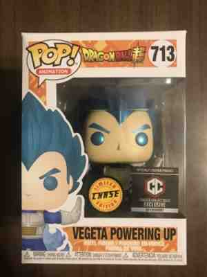 Vegeta Powering Up Funko POP Chase Metallic DBZ #713 Chalice Collectibles 