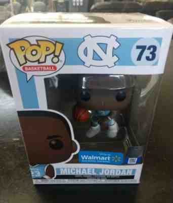 Funko Pop! MICHAEL JORDAN #73 UNC North Carolina Tarheel Walmart Exclusive 