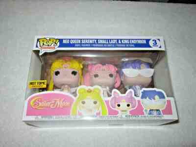 FUNKO POP SAILOR MOON NEO QUEEN SERENITY SMALL LADY KING ENDYMION HOT TOPIC EXC