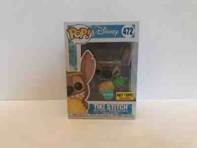 Funko Pop! Disney Lilo & STITCH Tiki #472 HOT TOPIC Scented Soft Protector