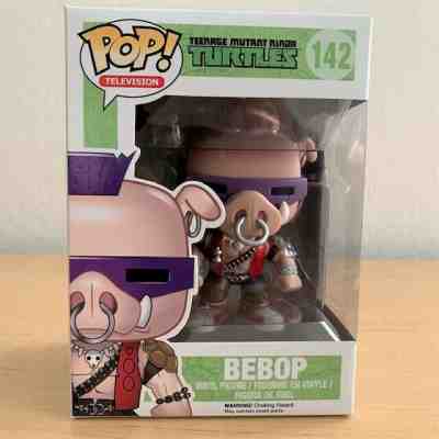 Funko POP! TV Teenage Mutant Ninja Turtles Bebop Vinyl Figure #142 Vaulted