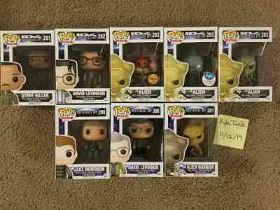 Funko Pop Independence Day ID4 Collection - Complete Set of 8 - Chase FYE Aliens