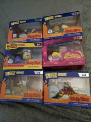 Funko Dorbz Ridez Hanna Barbera Wacky Races Bundle Lot of 6 - RARE