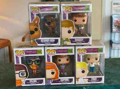 Funko Pop! Scooby Doo -Velma -Shaggy -Daphne -Fred Set of 5 Original Set Vaulted