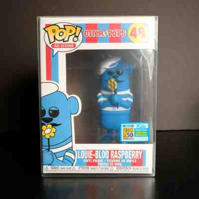 Funko Pop! Ad Icons Otter Pops 48 Louie-Bloo Raspberry limited sdcc official