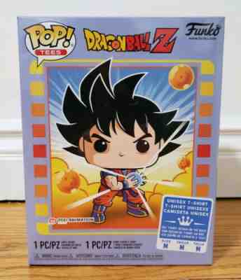 Funko POP! Goku Kamehameha GameStop Exclusive POP & Tee Box Size Medium