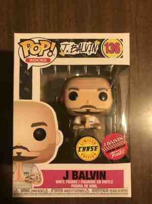 Funko Pop! Rocks J BALVIN GREEN HAIR LIMITED CHASE EDITION IN HAND NEW IN BOX