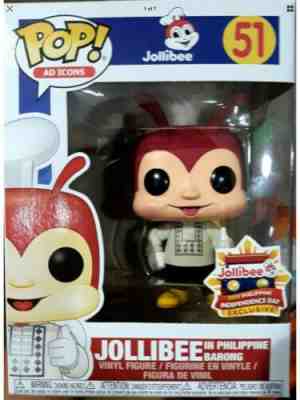 FUNKO POP JOLLIBEE IN BARONG #51  2019 Philippine Independence Day Exclusive