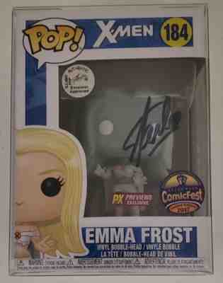 Funko Pop X MEN EMMA FROST 184 Comicfest 2017 PX Signed By Stan Lee Pop Coa Rare