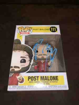 Post Malone (Rapper) Autographed Funko Pop Toy