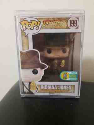 Funko Pop Disney - #199 Indiana Jones with Idol 2016 SDCC Exclusive Grail Rare