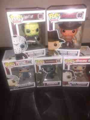 Funko Pop! Horror Lot- Freddy Jason Krampus Jack and Norman