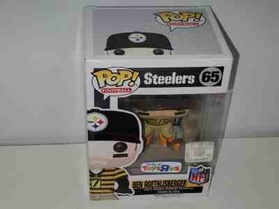 Ben Rothlisberger Funko Pop! NFL Figure  #65 Steelers Toys r us w/protector