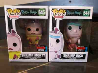 FUNKO POP SHRIMP RICK & MORTY NYCC 2019 SHARED EXCLUSIVE Limited Edition IN HAND