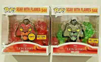 Funko POP Scar CHASE Red Flames + Green Flames #544 Lion King Deluxe Hot Topic