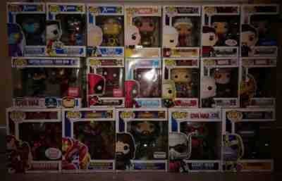 Funko pop marvel exclusive lot infinity war  Hulkbuster Deadpool X-men Thor 