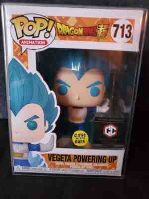 Vegeta Powering Up Funko POP glowing the dark  DBZ #713 Chalice Collectibles W/P