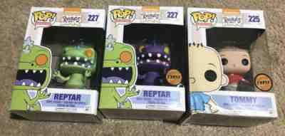 Rugrats Reptar Chase & Tommy Chase & Reptar Funko Pop 90s Nickelodeon Nick Pops