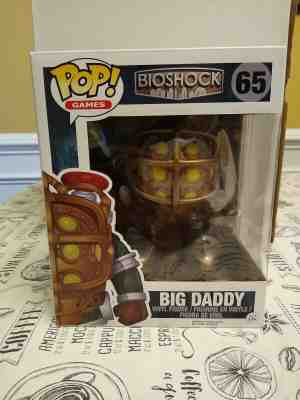 Funko Pop Bioshock Big Daddy 6 Inch Rare #65 Vaulted