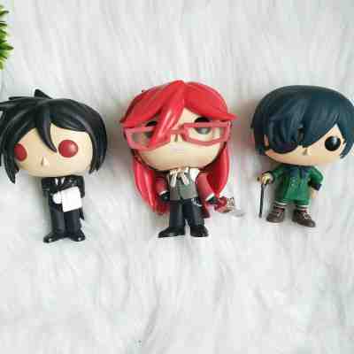 Funko POP Black Butler, Ciel, Grell, Rare! Vaulted! Fun! Out of box