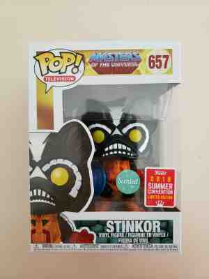 Masters of The Universe Stinkor Funko Pop Doll & Hard Protector Scented Exclus