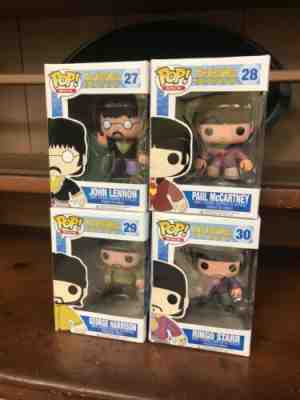 Funko pop The Beatles John Lennon, Paul McCartney, George Harrison, Ringo Starr