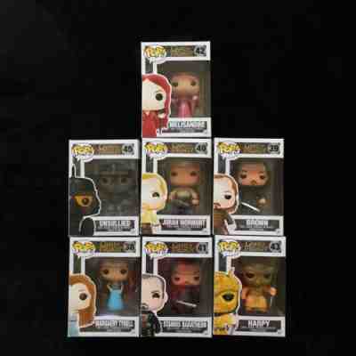 Game Of Thrones Funko Pop Lot Bronn Stannis Baratheon Margaery Mormont Unsullied