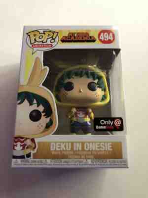 Funko Pop! My Hero Academia Deku In All Might Jumpsuit #494 GameStop Exclusive