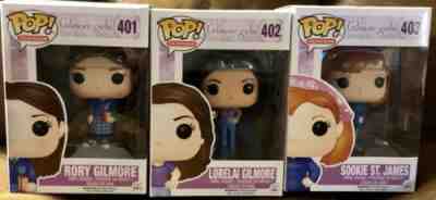 GILMORE GIRLS FUNKO POP SET! Lot Of All 3 - Lorelai, Rory & Sookie. New/Vaulted