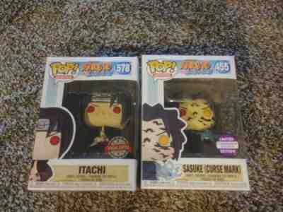 Funko Pop! Animation Naruto Itachi Special Edition/and Sasuke (Curse Mark) 