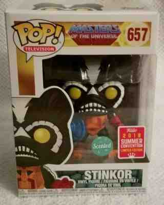 2018 Funko POP SDCC Scented Exclusive Masters Of The Universe Stinkor #657 MOTU