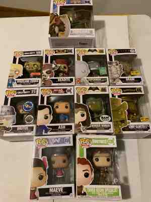 Funko Pops Various Evil Dead ASh Motorhead Bioshock Wonder Woman