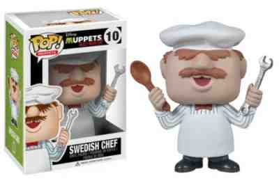 FUNKO POP MUPPETS MOST WANTED SWEDISH CHEF #10 Vinyl Figure MIMB Vaulted Chase