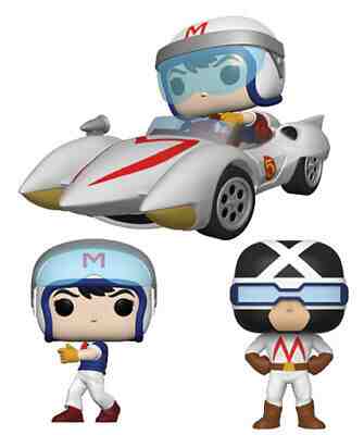 Speed Racer Complete Set (3) w/Funko Pop! Ride