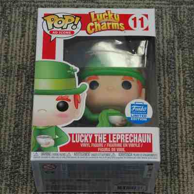 lot of 3 funko , lucky leprechaun , cukoo, and flocked trix