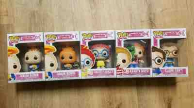 Garbage Pail Kids Funko POP! Complete Set Of 5 with Adam Bomb Chase GPK Topps