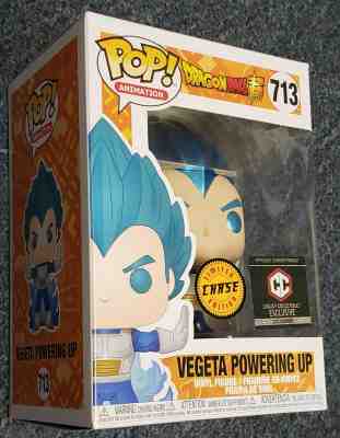 Funko POP! Vegeta Powering Up ( CHASE ) Chalice MINT w/.5mm Protector