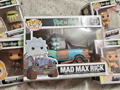 Funko Pop! Rick and Morty Mad Max Ride Summer Hemorrhage Morty & Chase Morty Lot