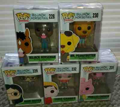 Funko POP! Bojack Horseman - Full Set with protectors 