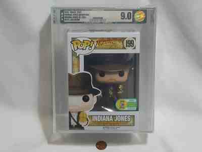 NEW Indiana Jones Adventure 199 Indiana Jones 2016 SDCC POP Graded AFA 9.0 -READ