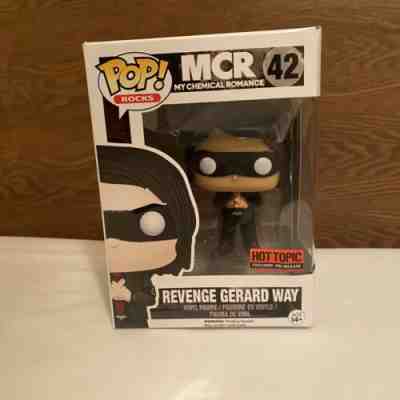 New Funko Pop #42 Revenge Gerard Way My Chemical Romance MCR 