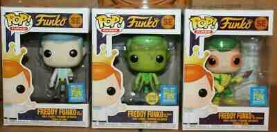 Funko POP Fundays Tiki Rick & Morty Freddy with Portal Gun, Toxic Freddy LE!!! 