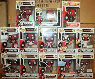 Funko POP Marvel SDCC NYCC Exclusive Deadpool Samurai Cheerleader Mermaid!!! 