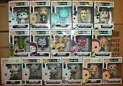 Funko POP Rick & Morty Pickle Rick Unity Kiara Squanchy Snowball Scary Terry!!! 