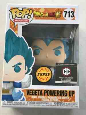 Vegeta Powering Up Funko POP Chase Metallic DBZ #713 Chalice Collectibles 