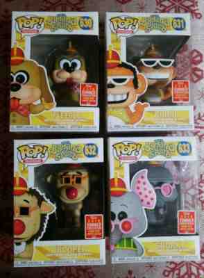 Funko POP! The Banana Splits [2018 SDCC Shared 4000 PCS LE] - Set of 4 - Prtctrs